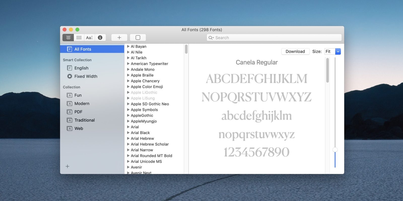 Mac fonts for windows